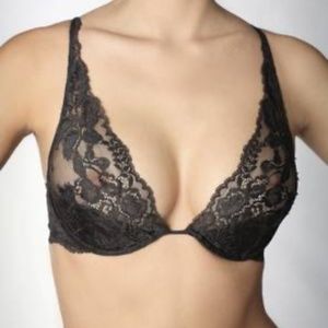 Black Dolly Snogging Stella McCartney Raceback Lace Bra NWT